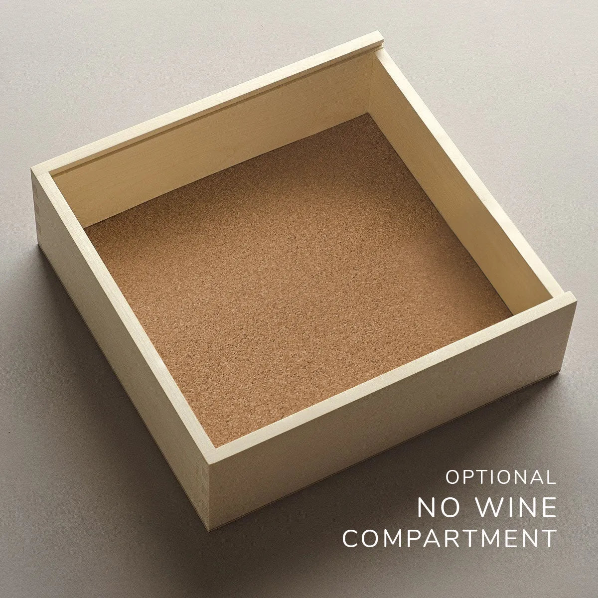 Keepsake Ceremony Box inside no wine compartment