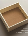 Keepsake Ceremony Box inside no wine compartment
