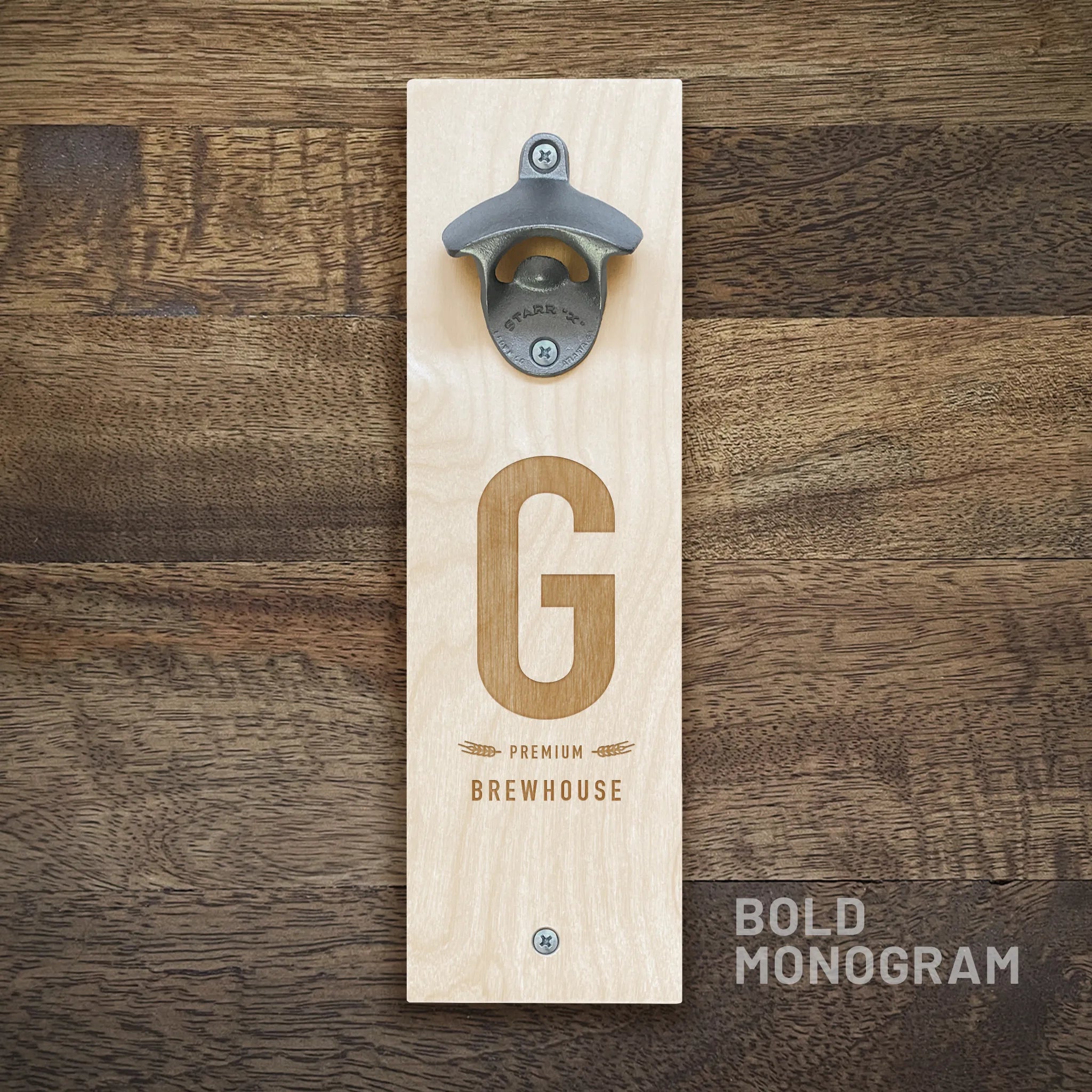 Monogram Bold Bottle Opener