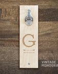 Monogram Bottle Opener