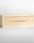 Groomsman Gift Wine Box Vintage