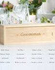Bridal Party Gift Wine Box Vintage