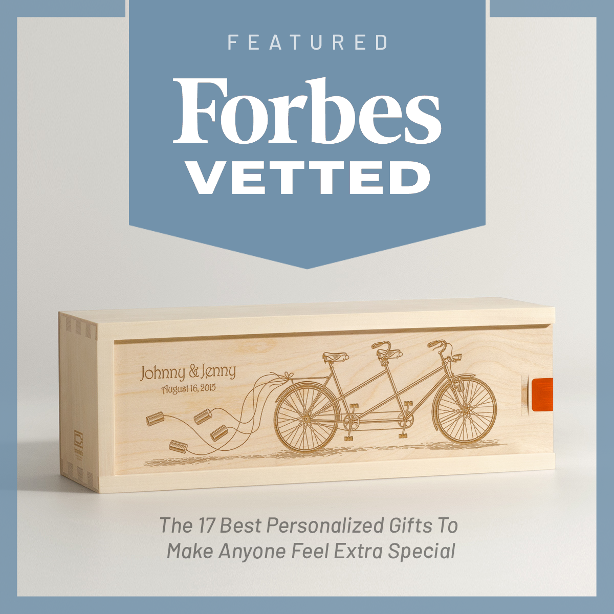 Featured Personalized Gift in Forbes Vetted