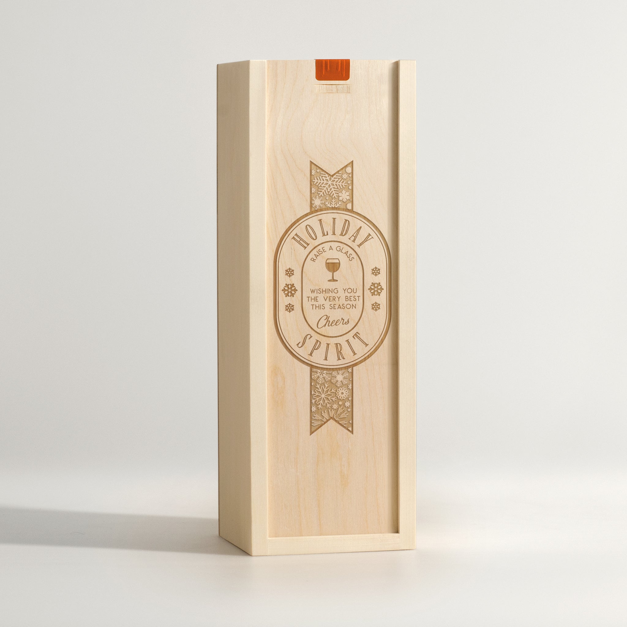 holiday spirit wine box