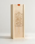 holly jolly holiday wine box