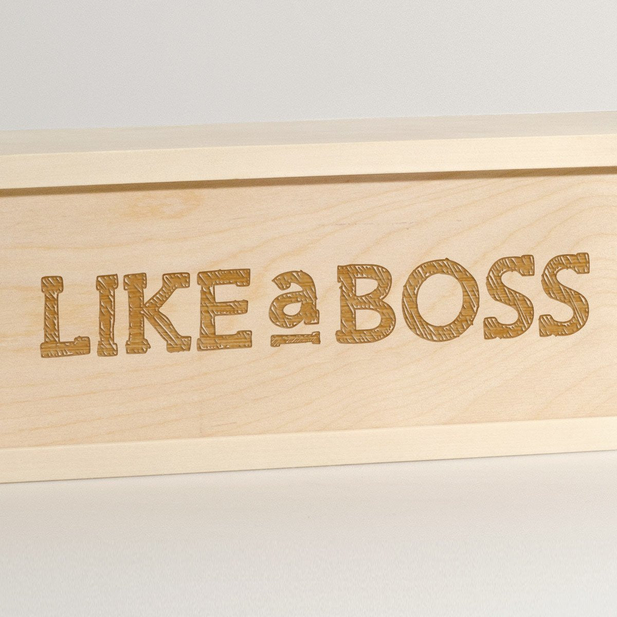 Like A Boss - Wine Box - Detail Image