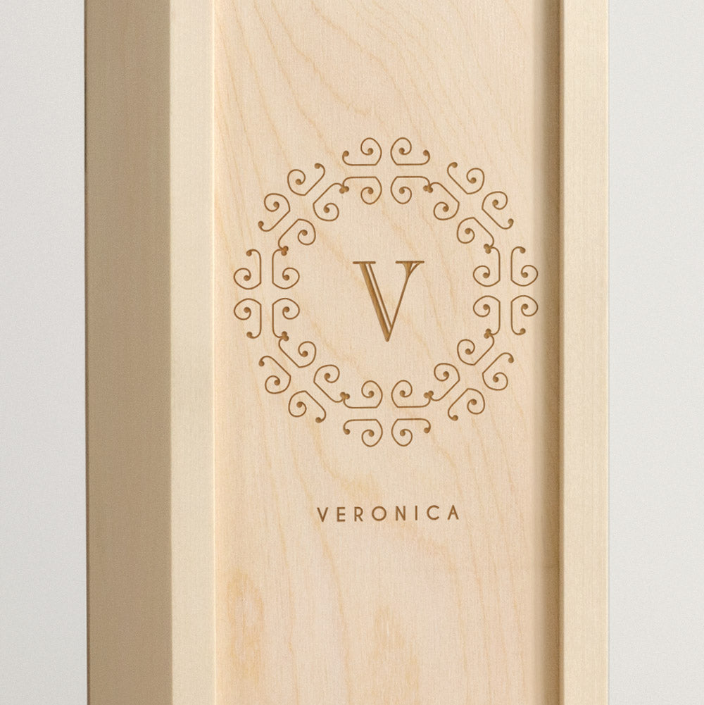 Delicate Monogram Wine Box