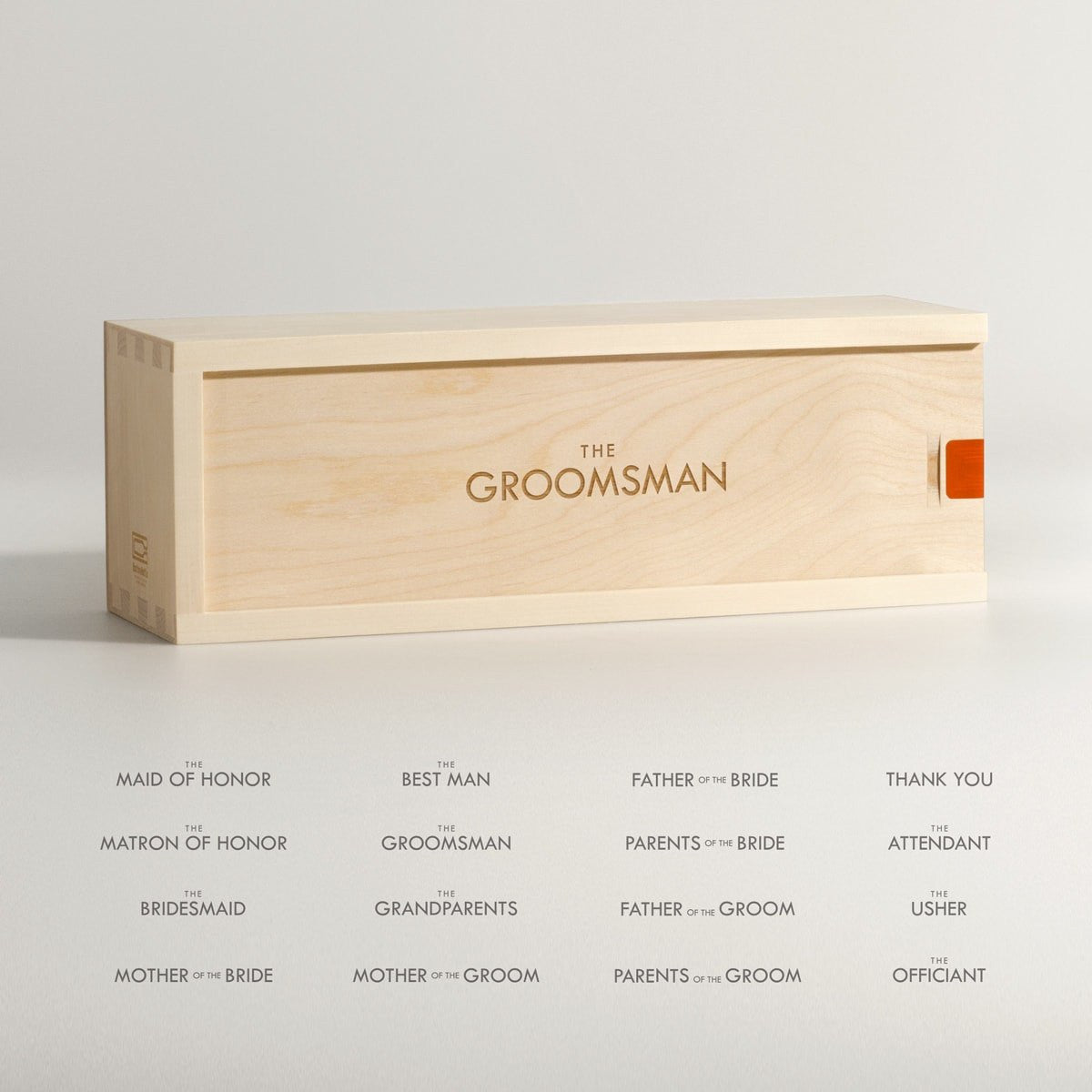 Wedding Party Classic - Wine Box - Detail Image