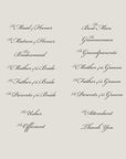Wedding Party Elegant - Wine Box - Title Selection