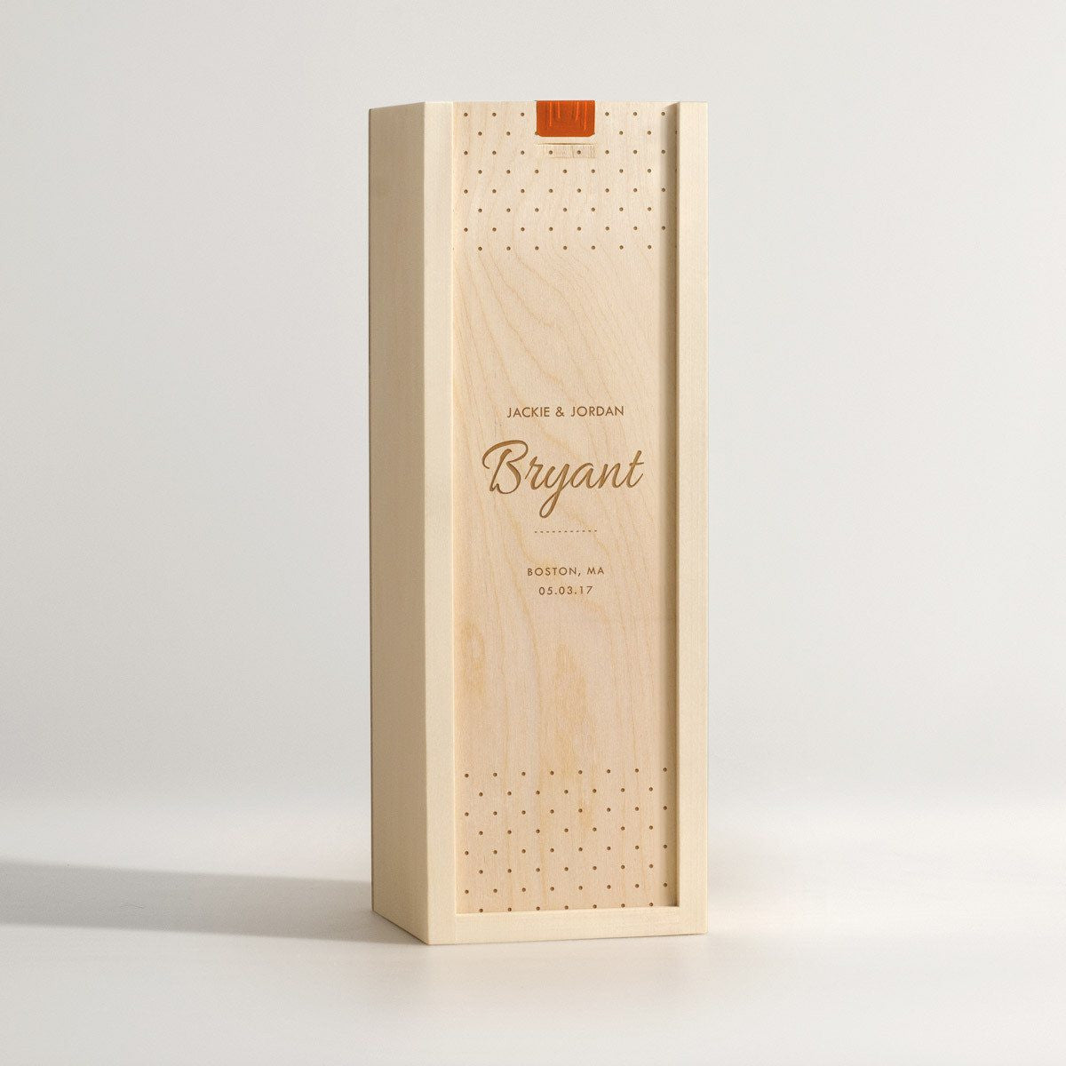 Elegant Couple Engraved Wedding Wood Wine Box, Wedding Gifts