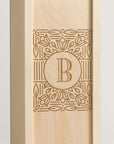 Mono Ornate - Monogram Wine Box - Detail Image