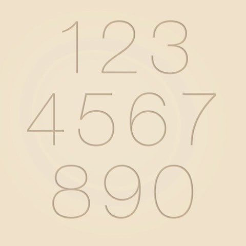 Chic Digits - Wine Box - font display