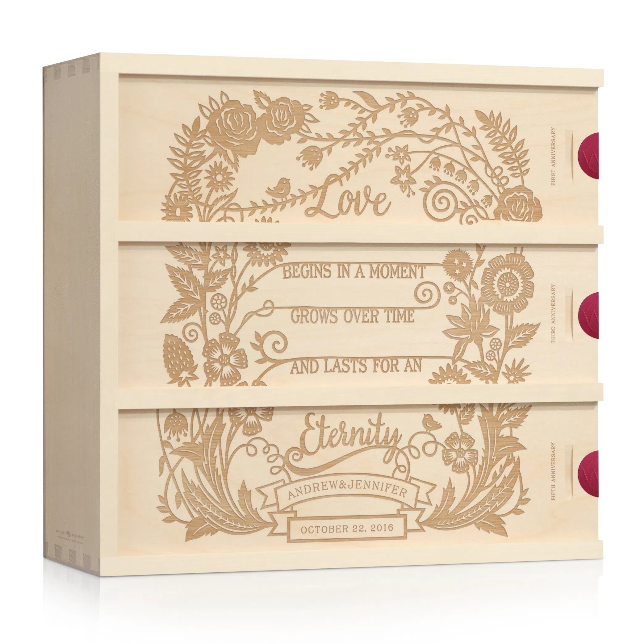 Eternal Love Anniversary Wine Box