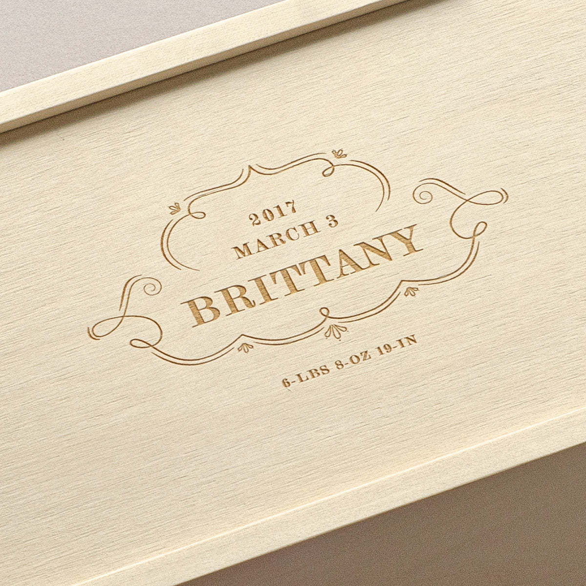 The Decorator - Keepsake Shoebox - closeup