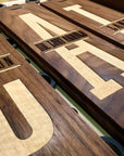 Walnut Uno - Inlaid Wine Box - Detail Image 5