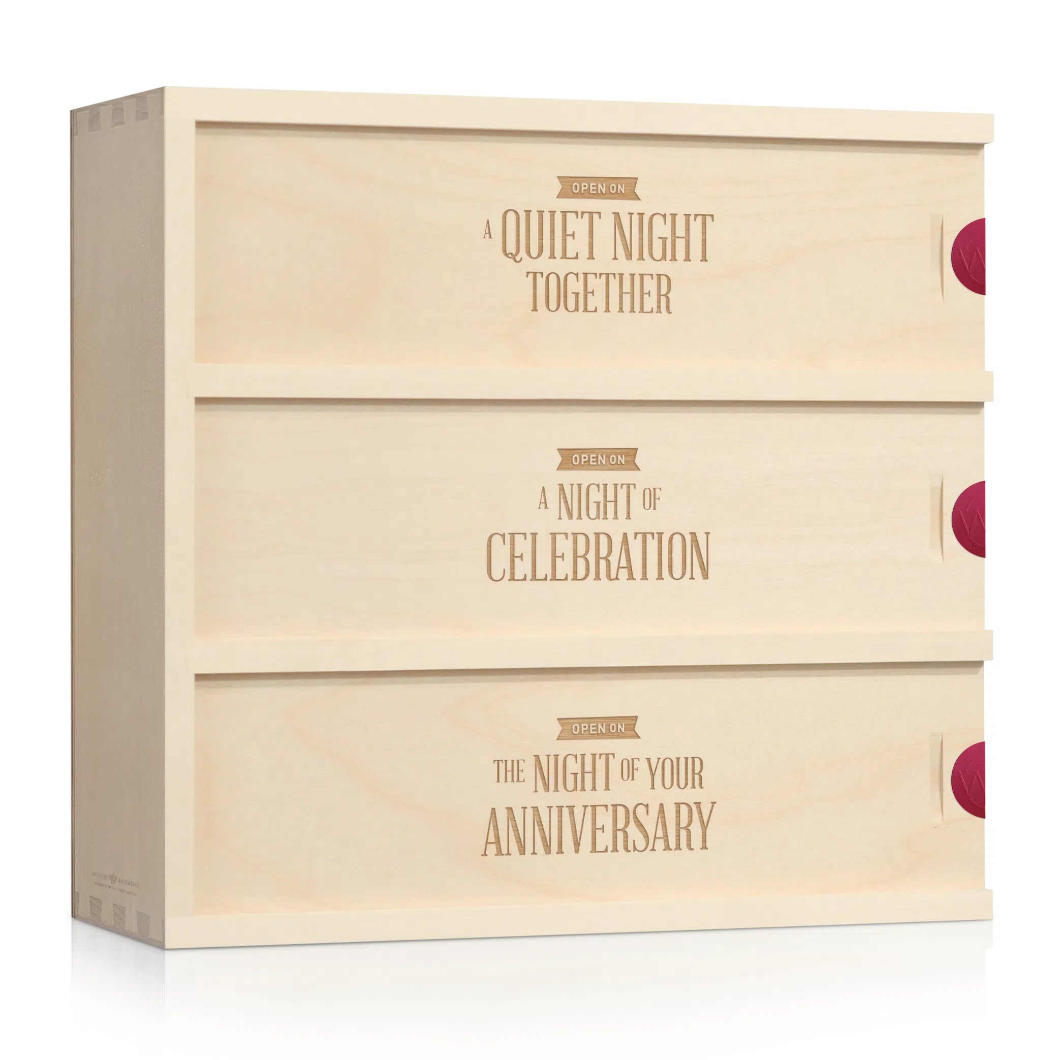 Three Nights Wedding Wine Box