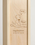 Doggie Congrats - Dog Lover Wine Box - Detail Image