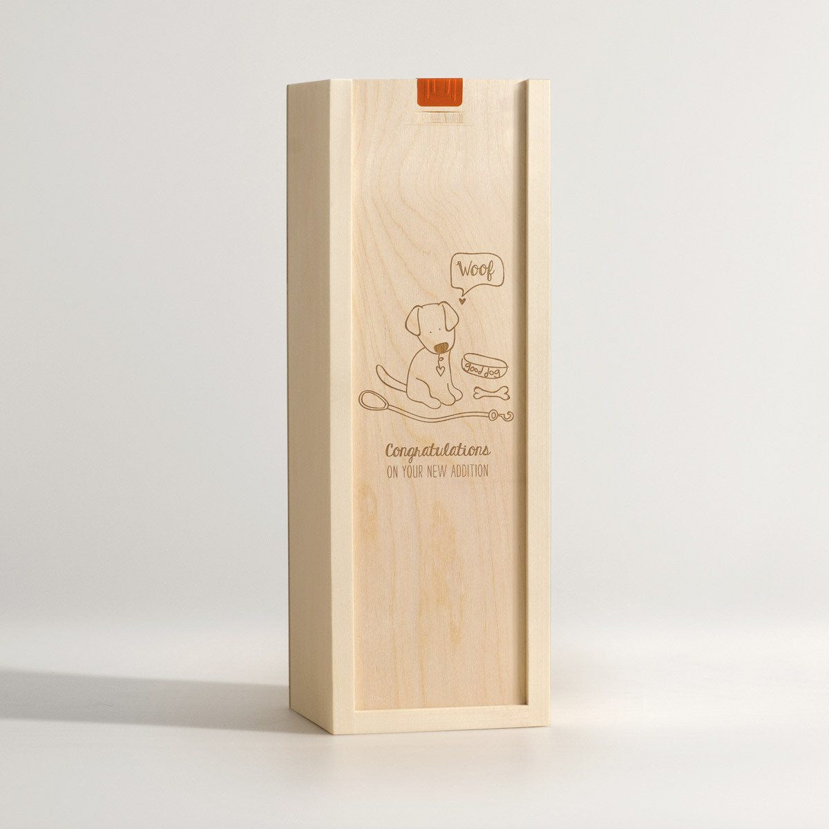 Doggie Congrats - Dog Lover Wine Box - Main Image