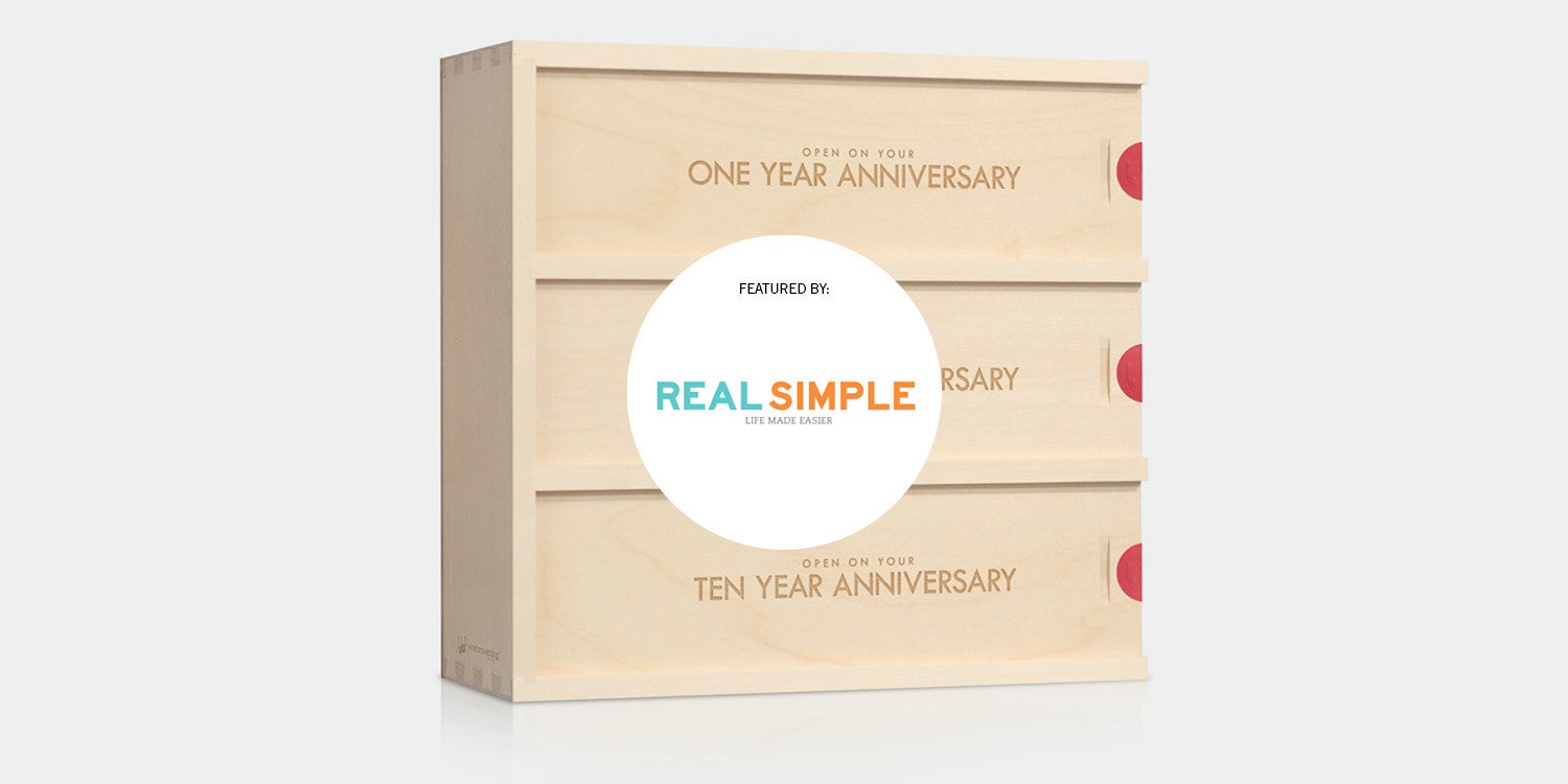 Anniversary Wine Box Featured in Real Simple!