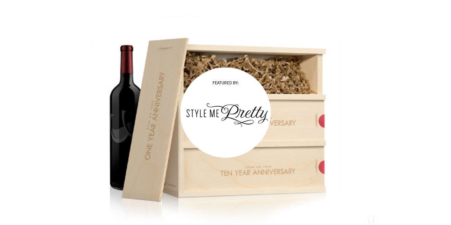 Style Me Pretty holds contest for Anniversary Wine Box