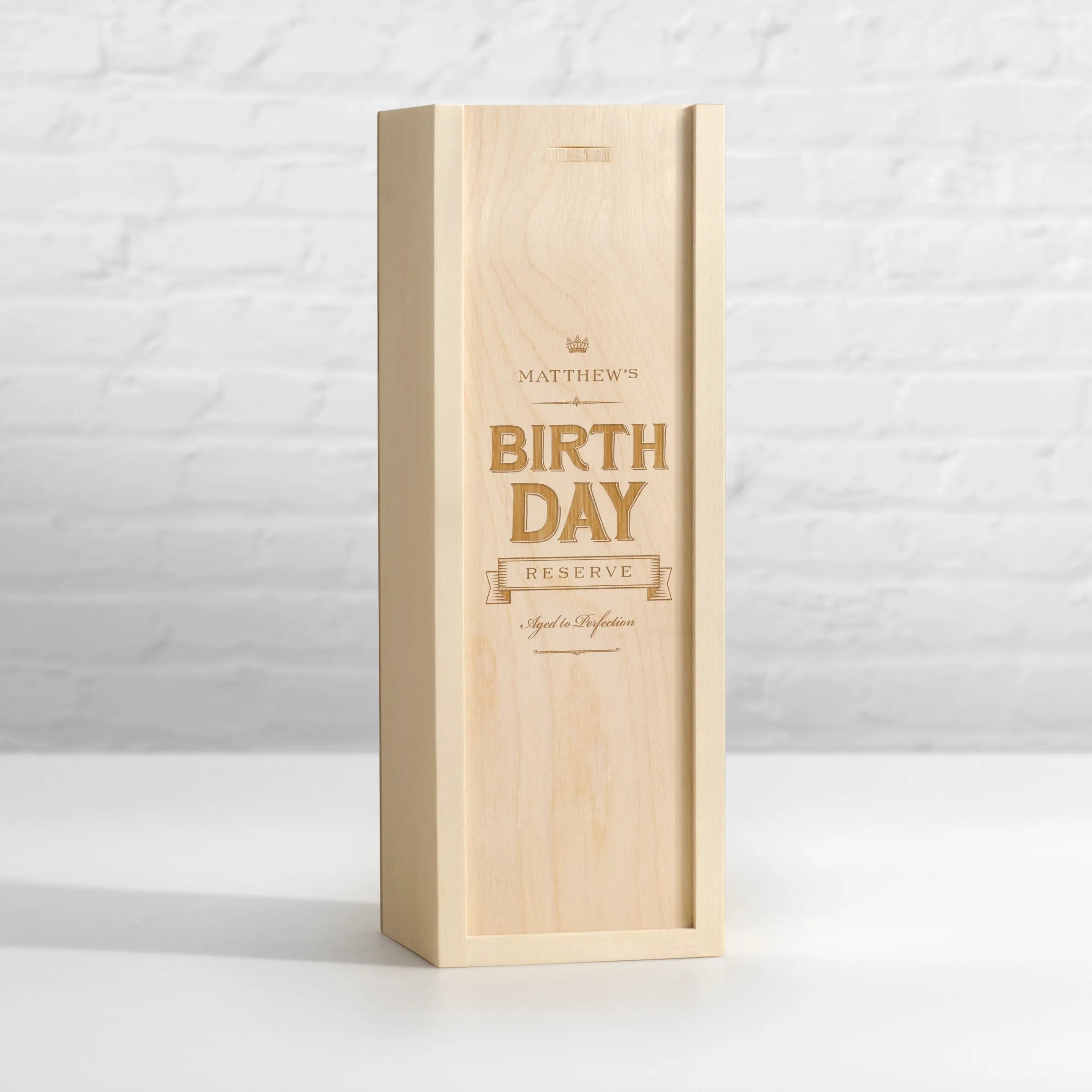 Personalized Birthday Gift Wine Box