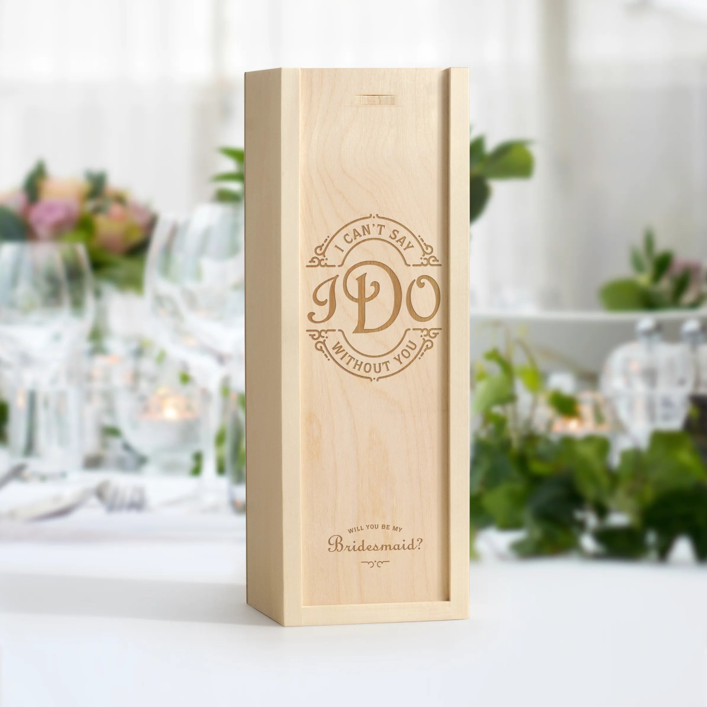 Bridesmaid Proposal Wine Box