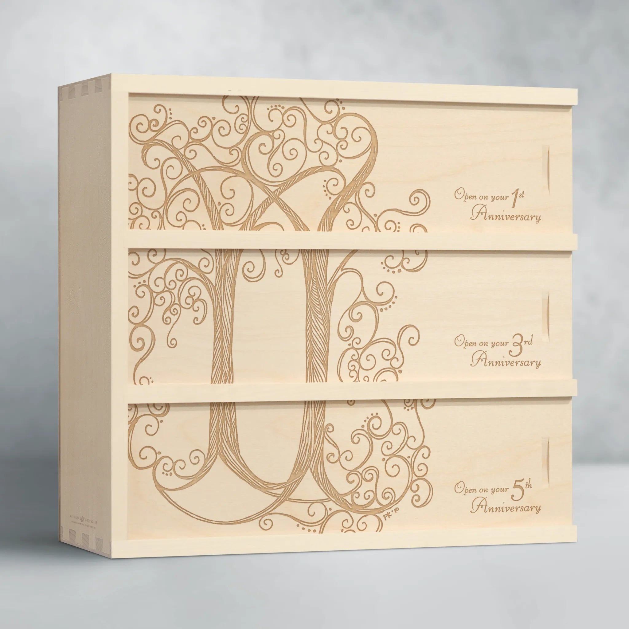 Cara Trees Anniversary Wine Box