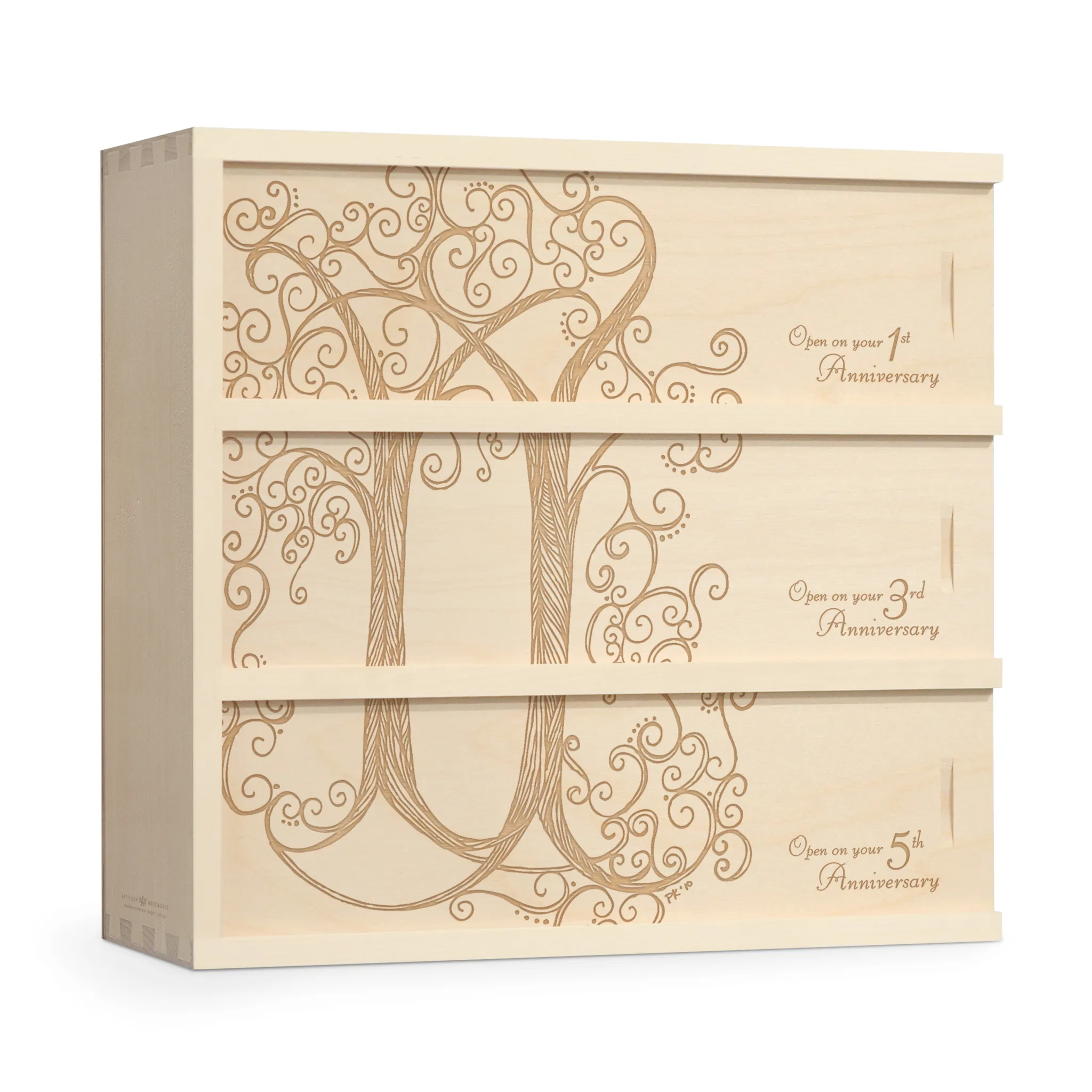 Cara Trees Anniversary Wine Box