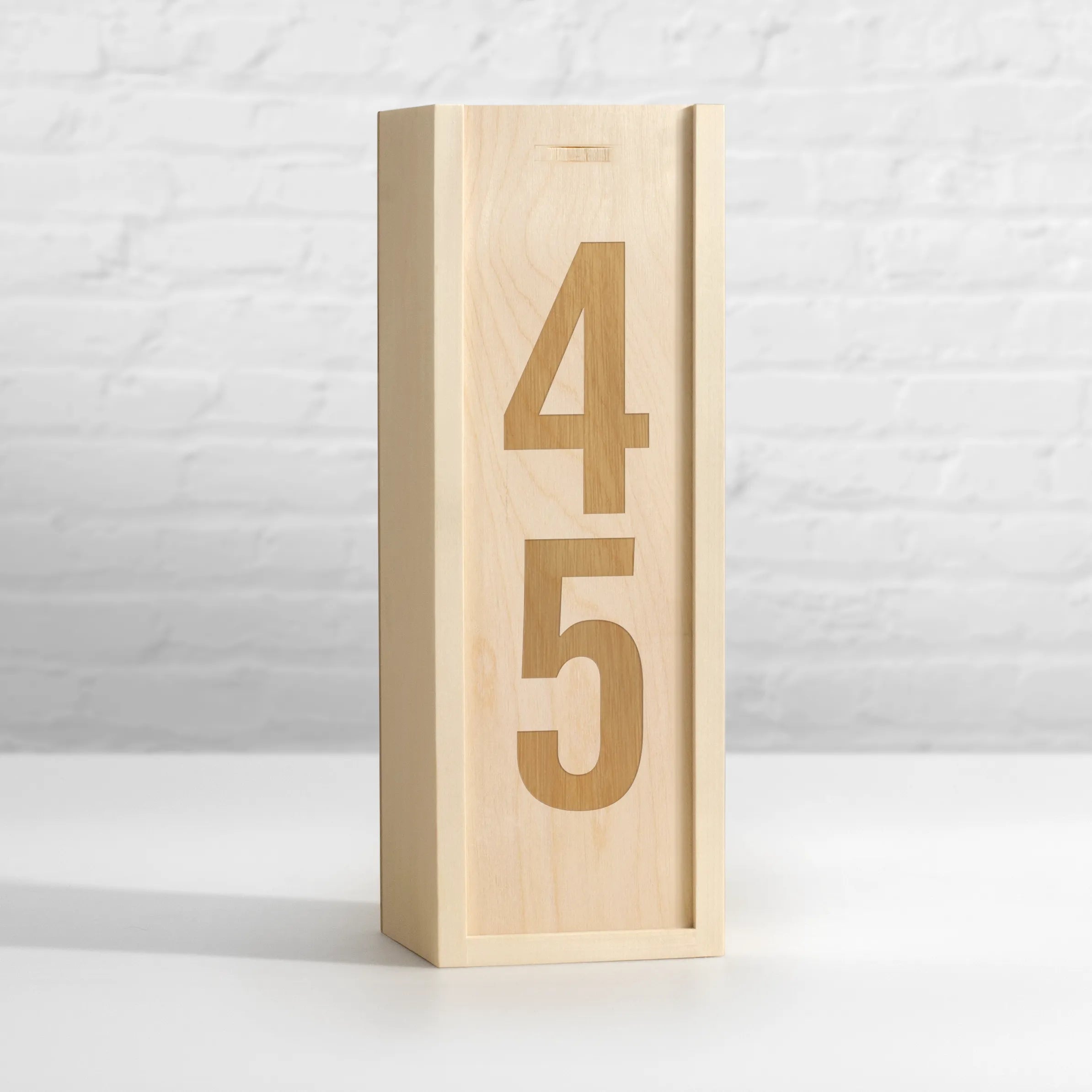 Classic Digits Birthday Wine Box