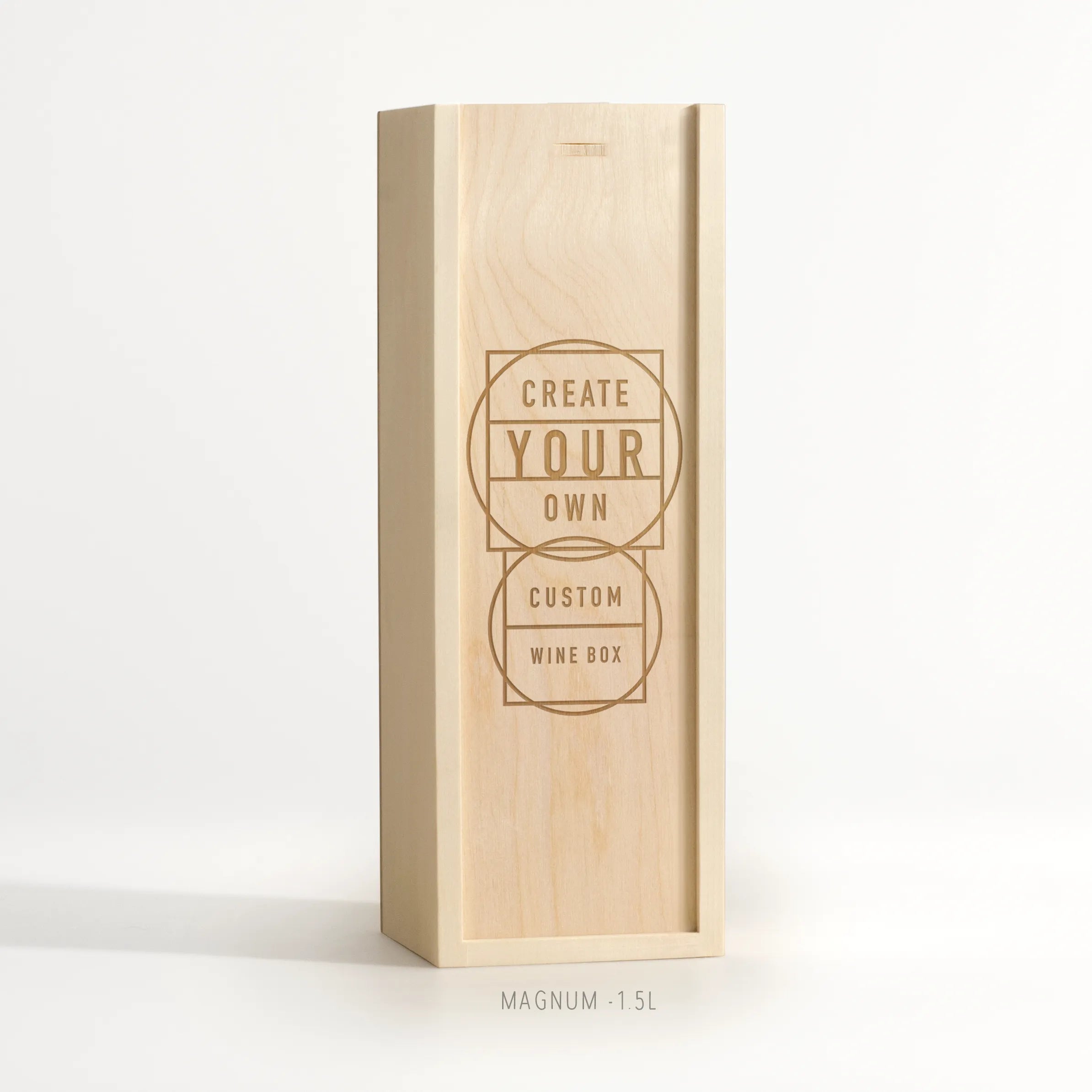 Custom Engraved Magnum Wine Box