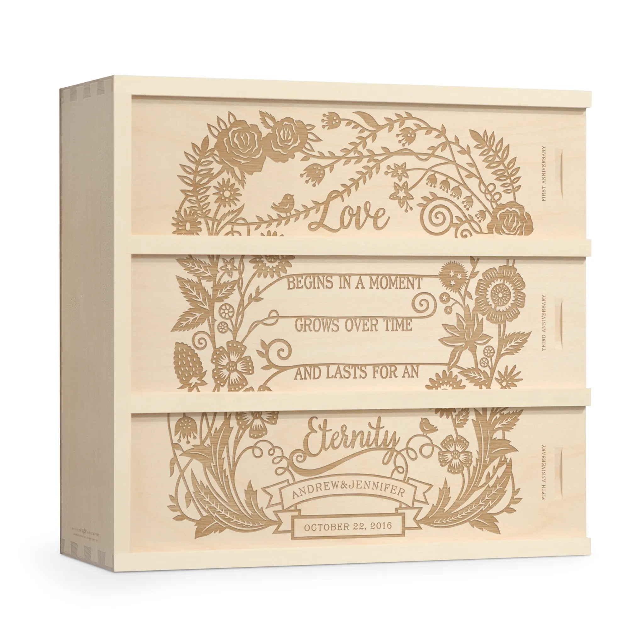 Eternal Love Anniversary Wine Box