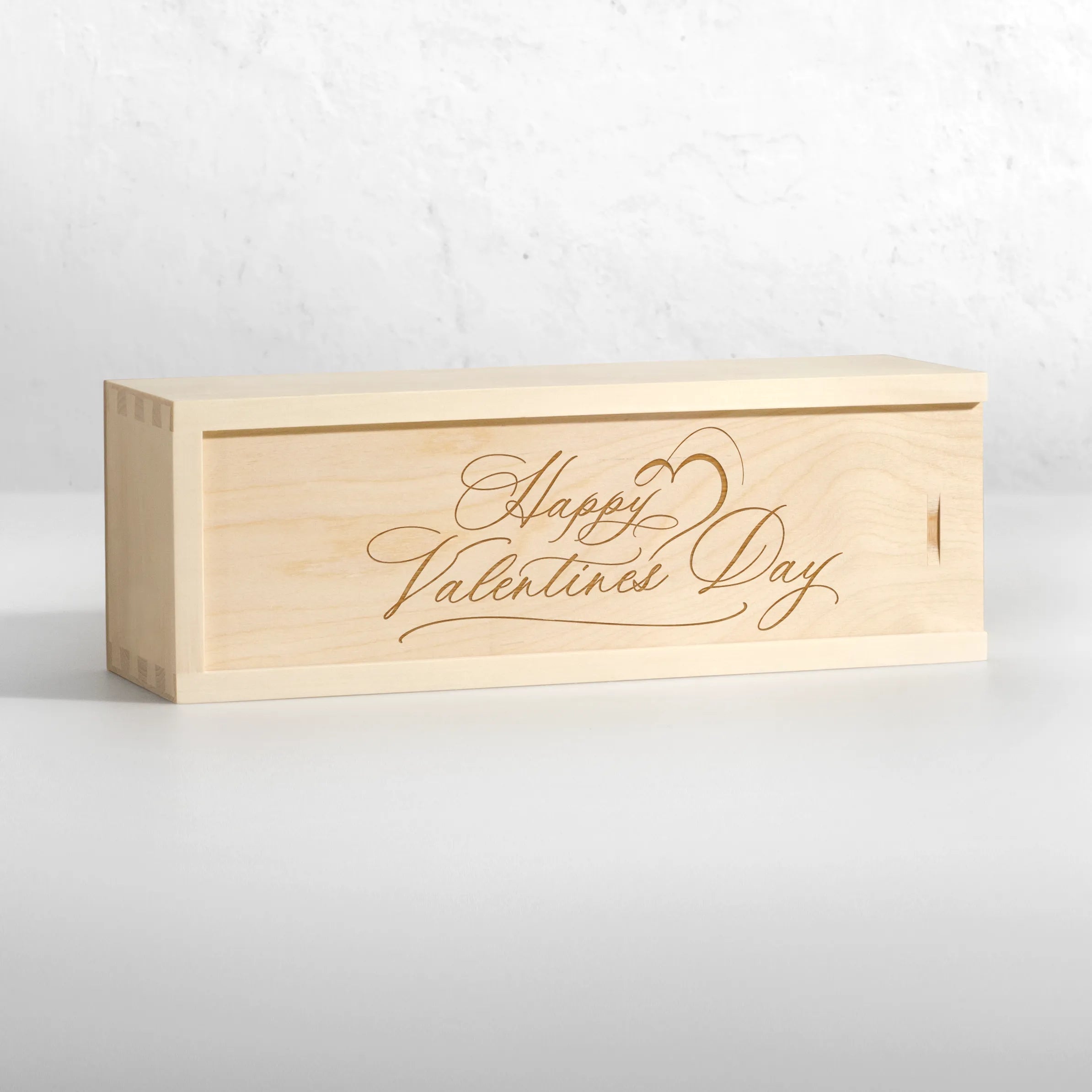 Happy Valentines Day Wine Box