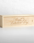 Happy Valentines Day Wine Box