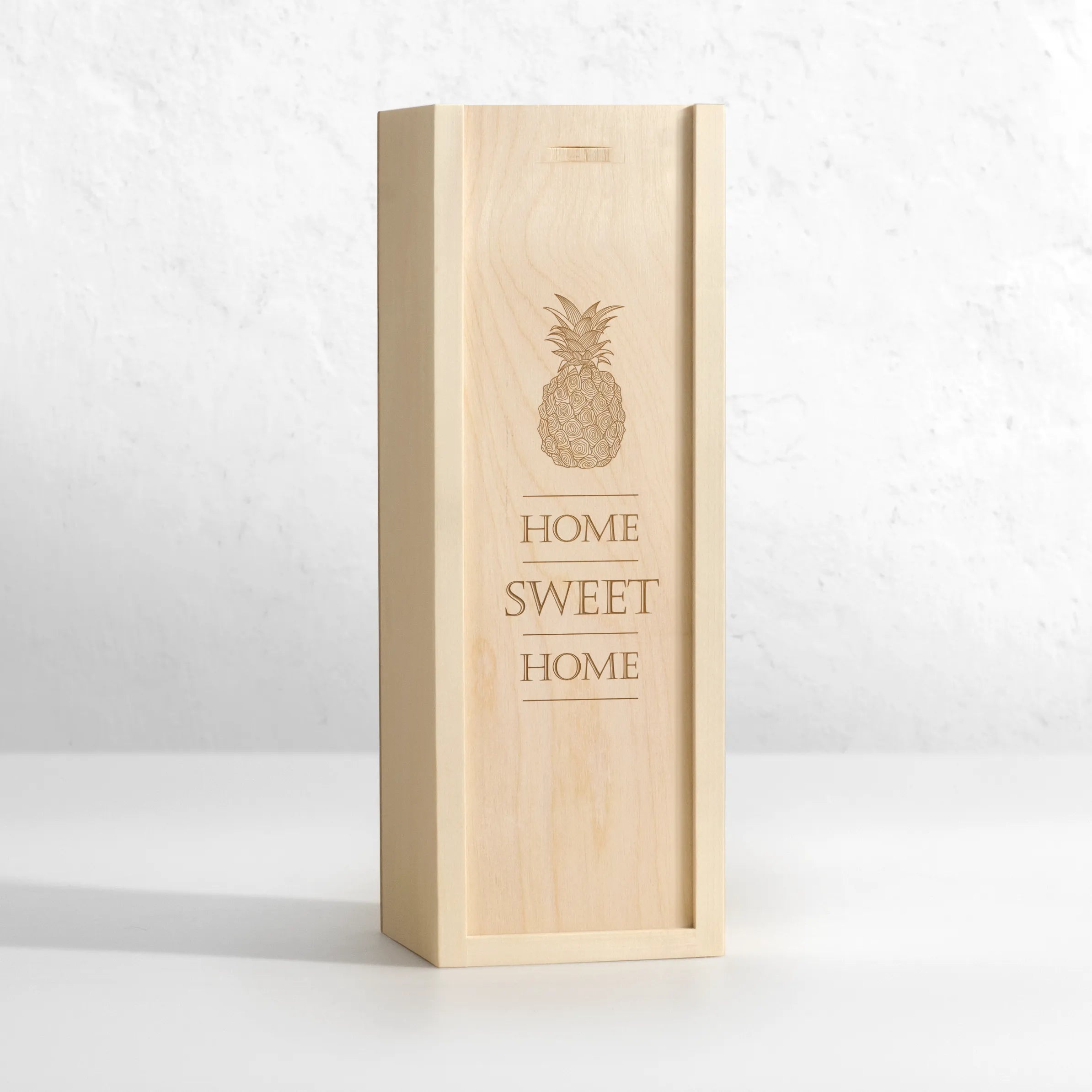 Home sweet home housewarming gift wine box