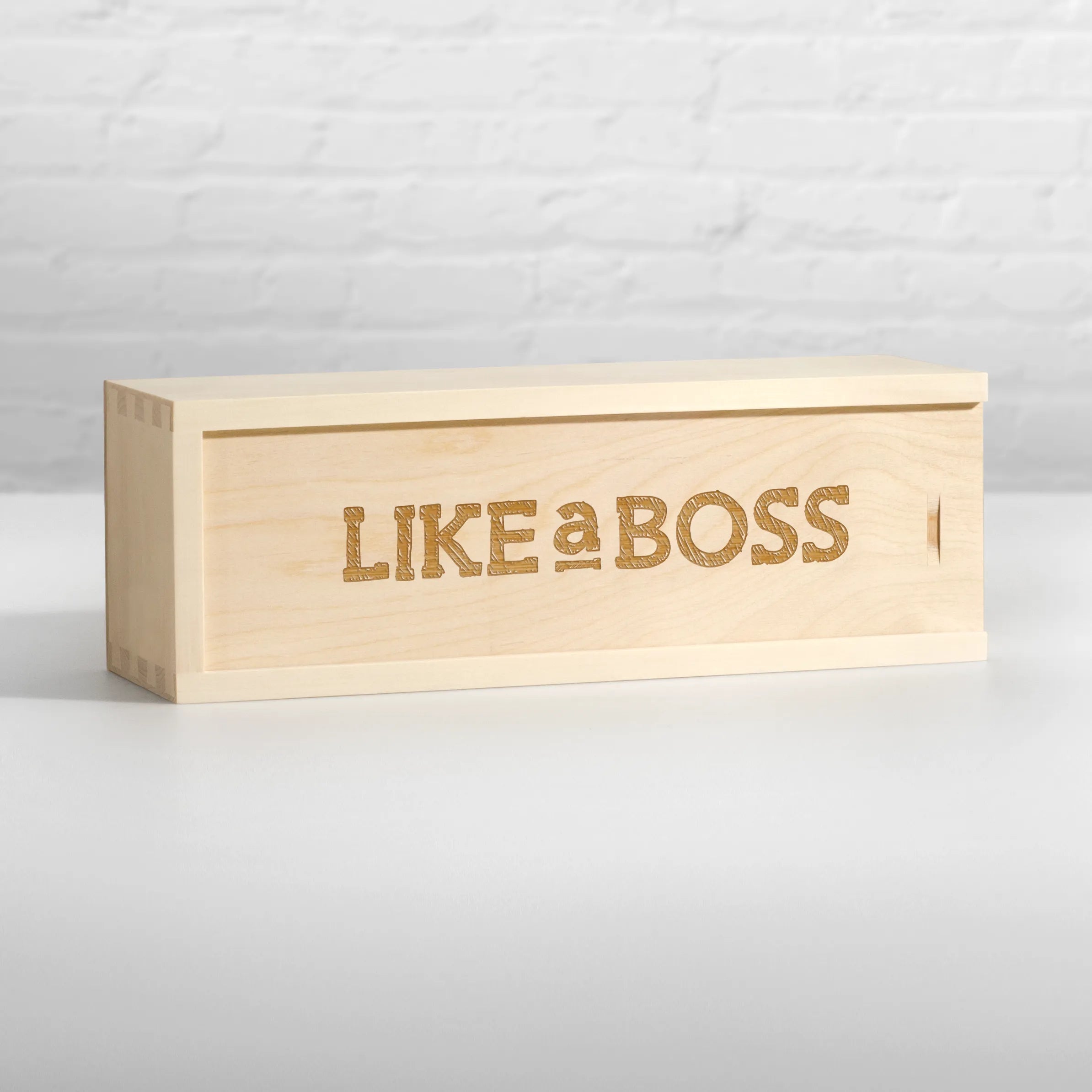 Like a boss gift wine box