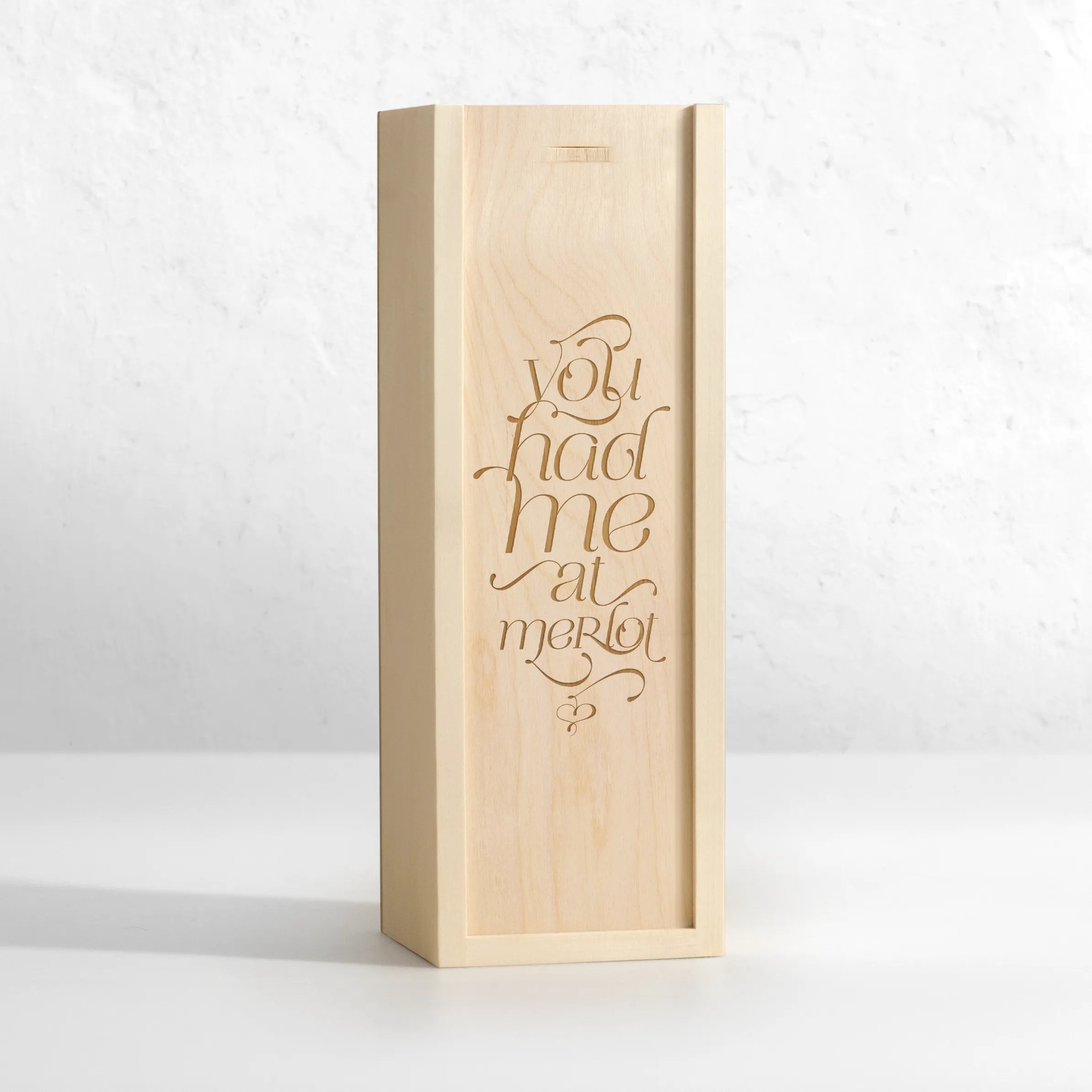 You Had Me At Merlot Wine Gift Box