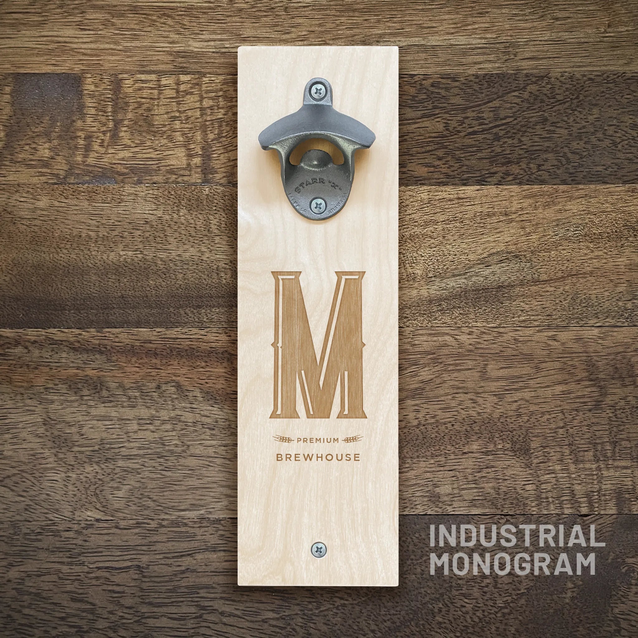 Monogram Industrial Bottle Opener