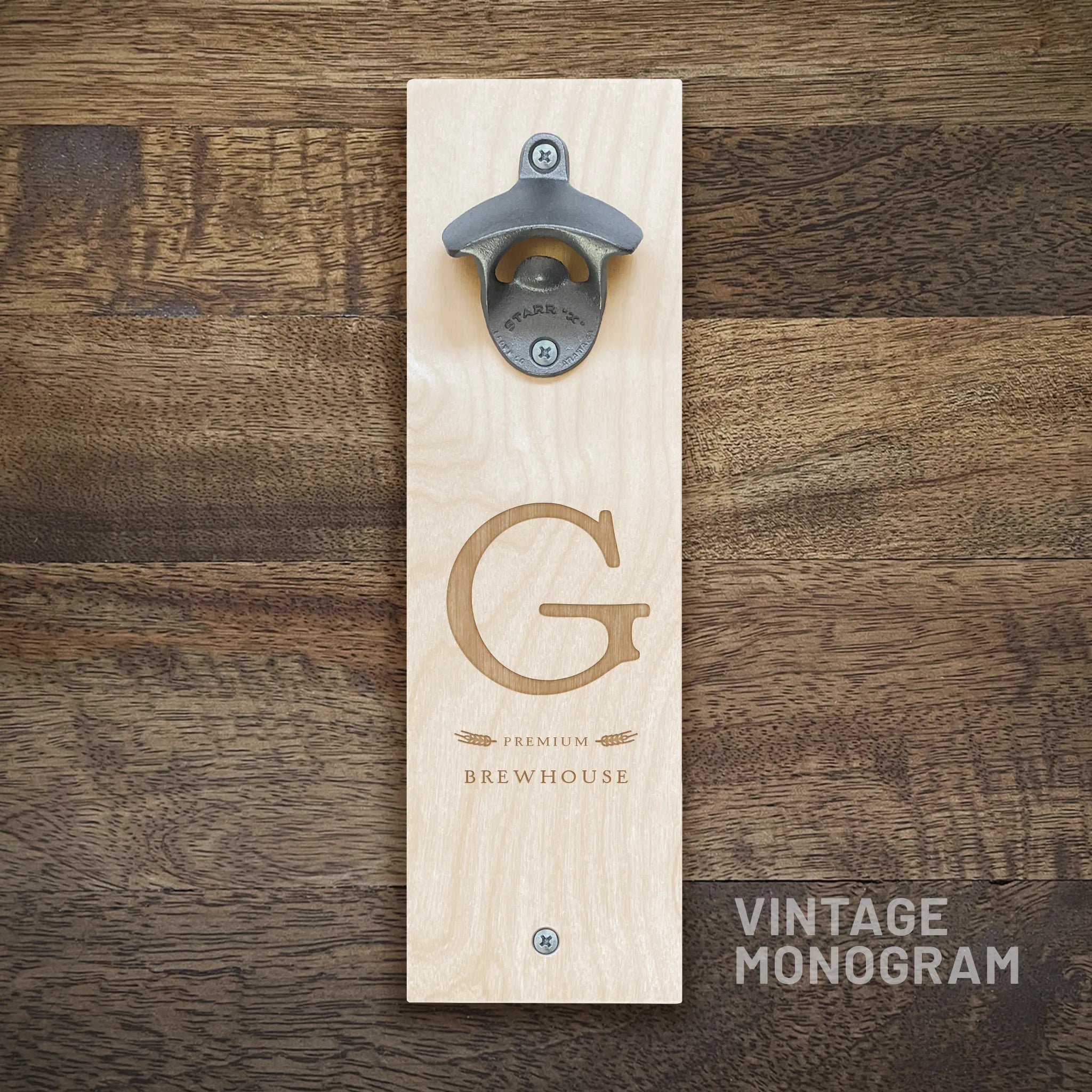 Monogram Vintage Bottle Opener