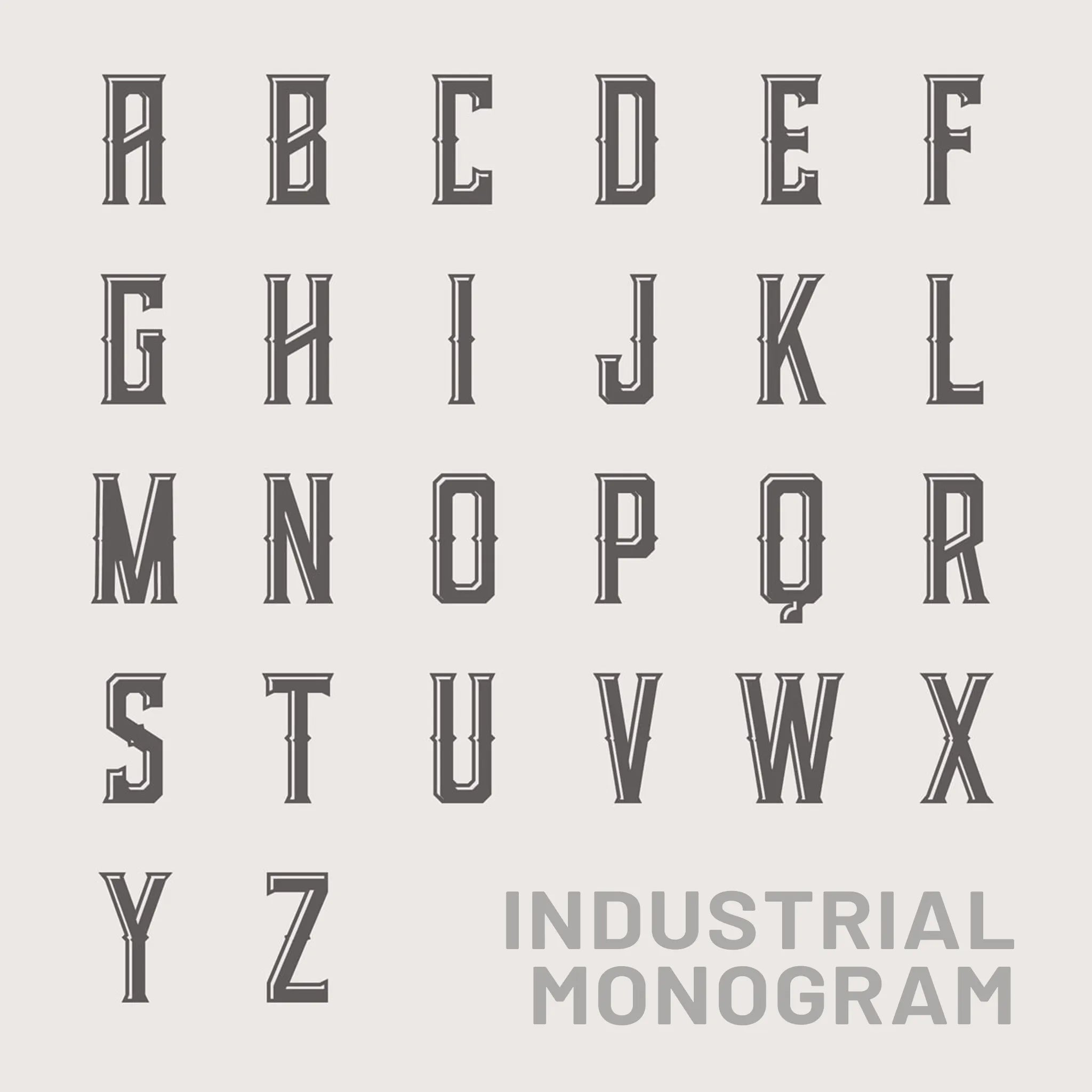 Monogram Industrial Example