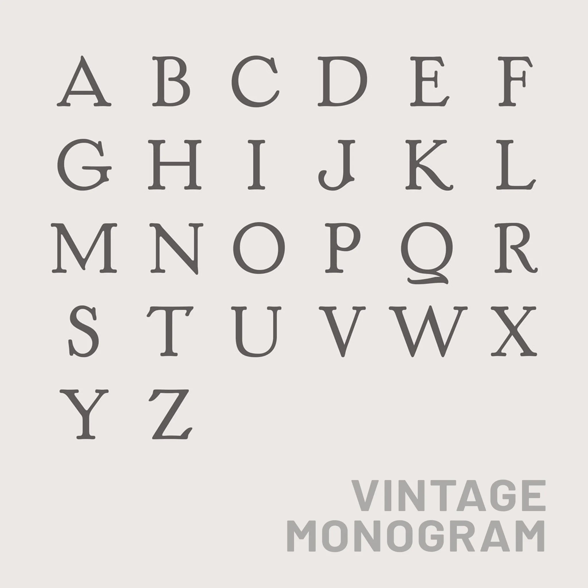 Monogram Vintage Example