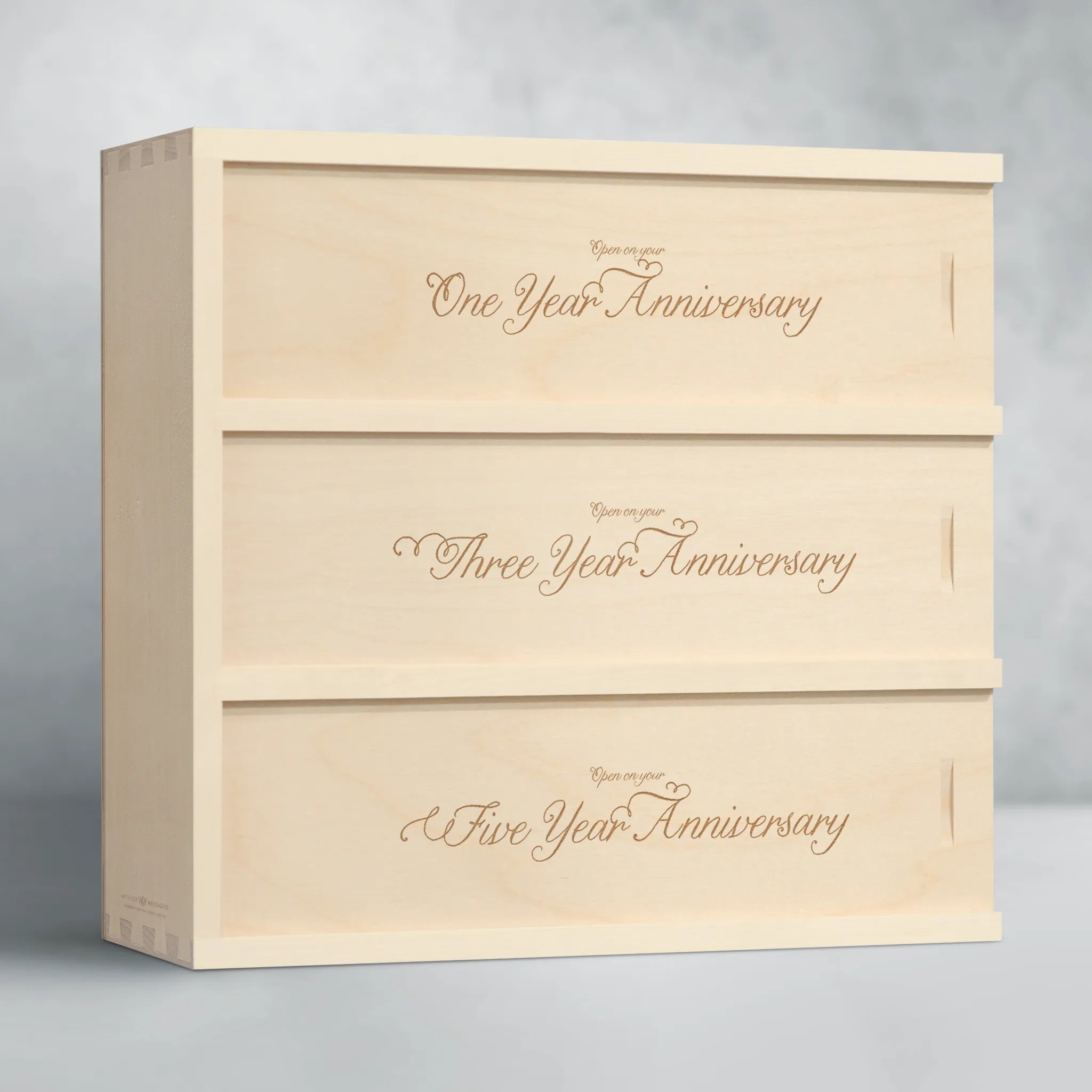 Scriptic Anniversary Wine Box