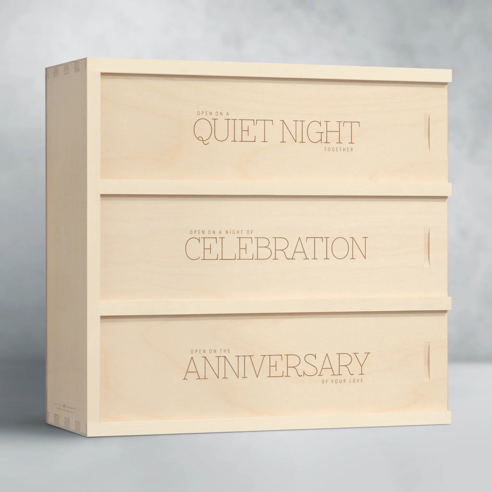 Three Nights Chic Anniversary Wine Box