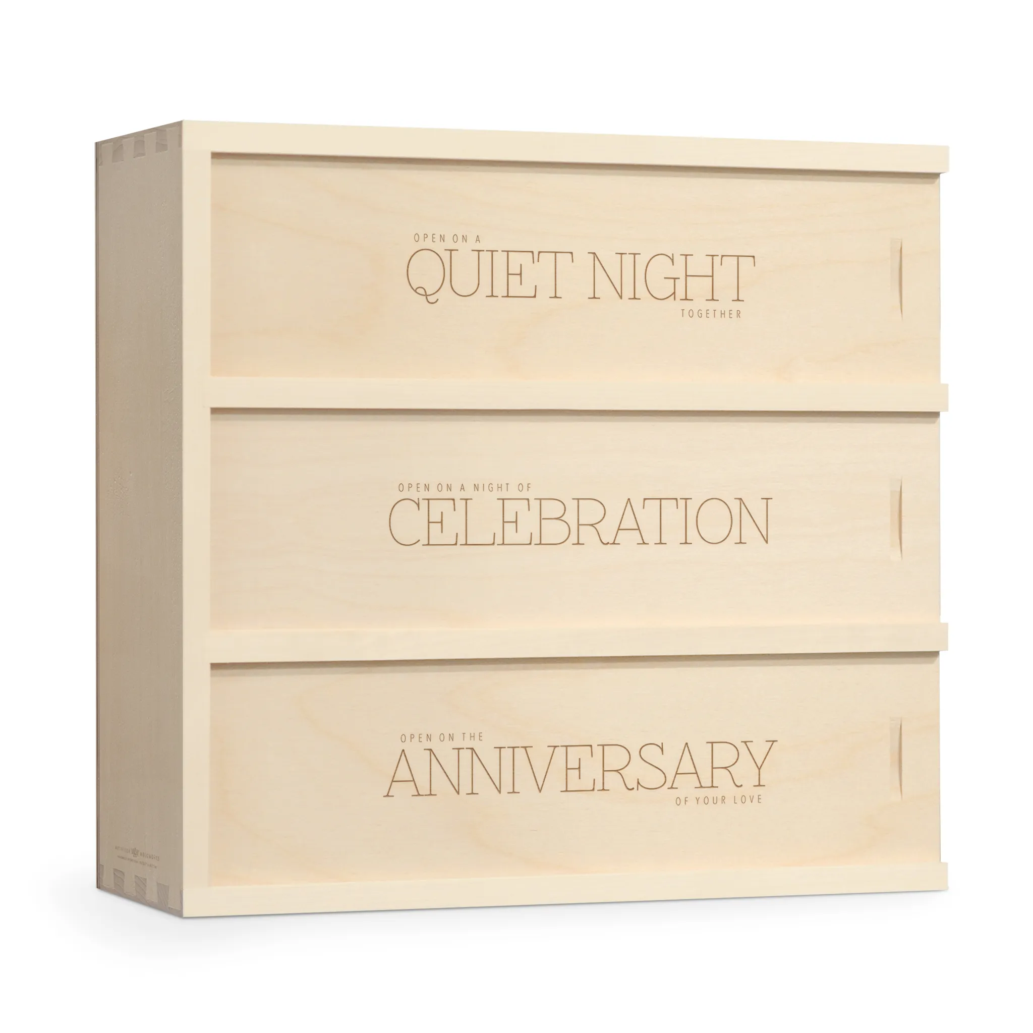 Three Nights Chic Anniversary Wine Box