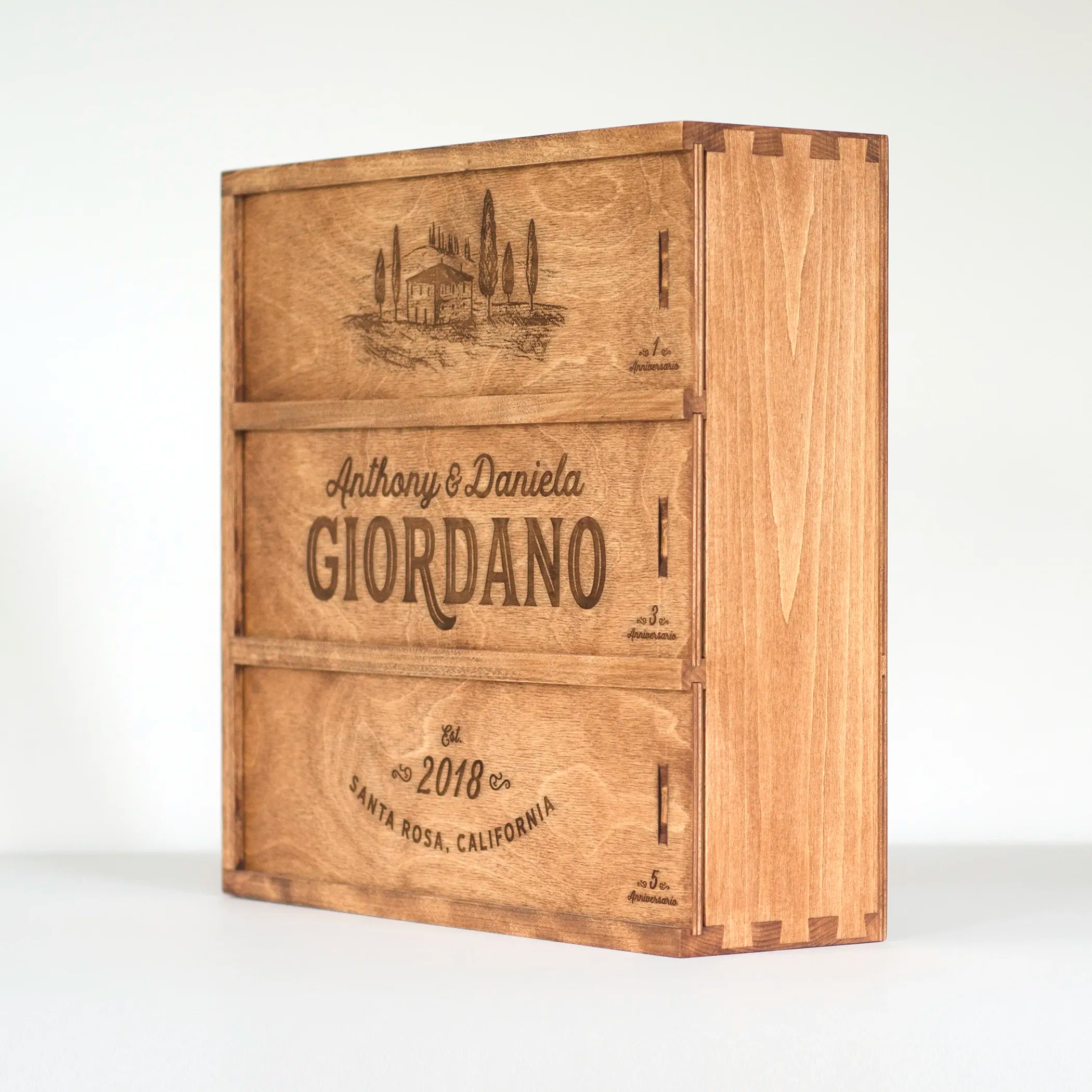 The Villa Anniversario Wine Box