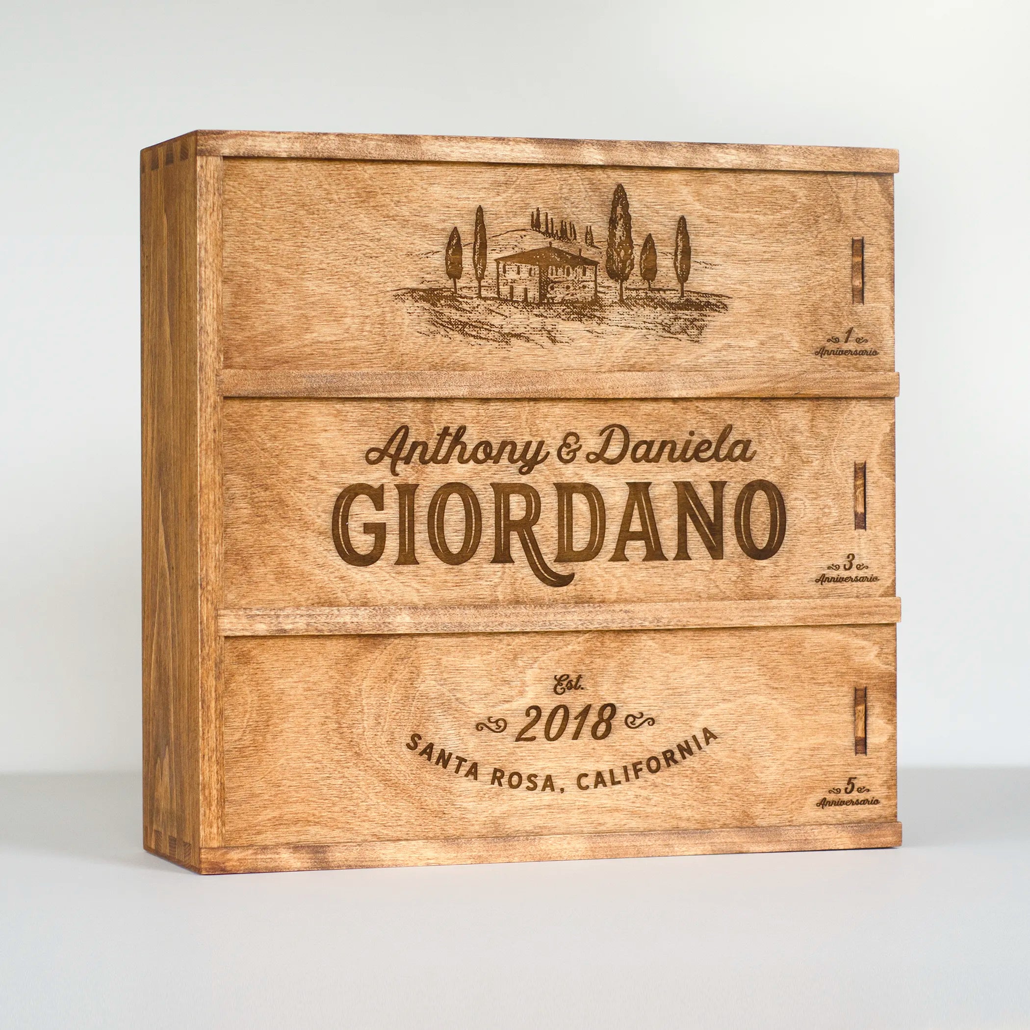 The Villa Anniversario Wine Box