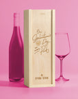 We Wear Pink Wine Box