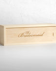 Bridesmaid Gift Wine Box Elegant