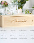 Wedding Party Gift Wine Box Elegant