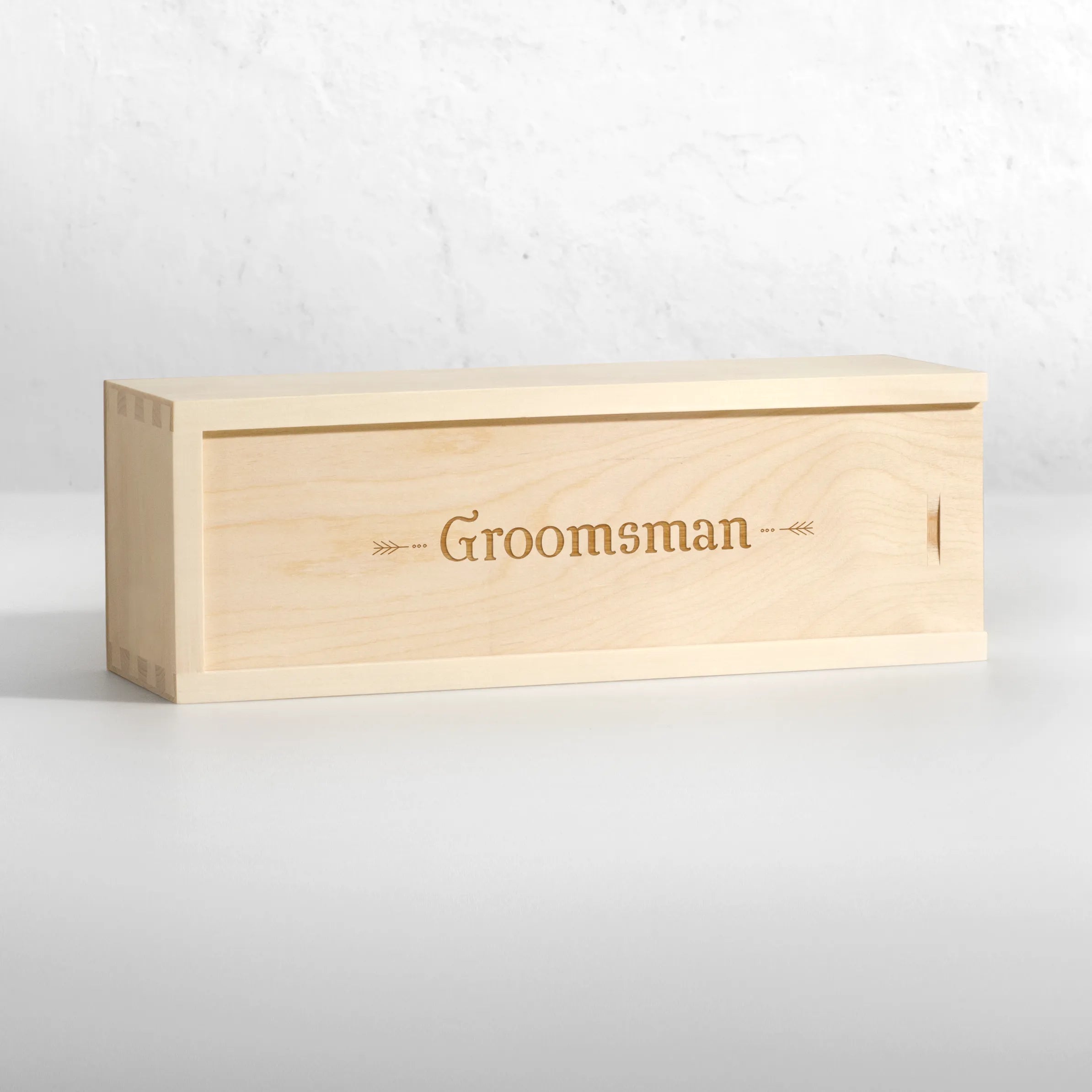 Groomsman Gift Wine Box Vintage