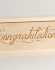 Congratulations - Wine Box - Detail Image